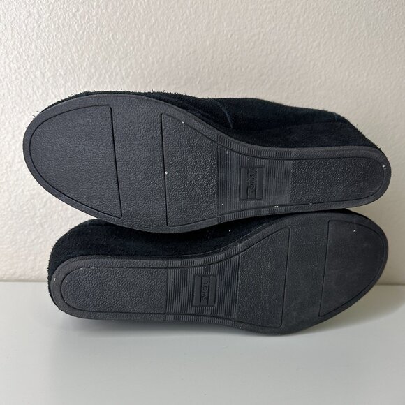 Toms Desert Wedge Size 9.5 Black - Picture 4 of 8